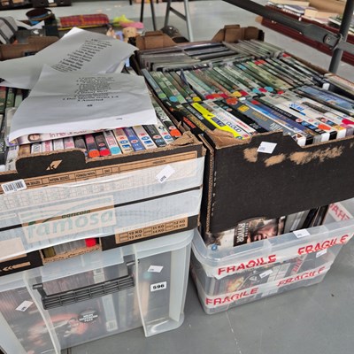 Lot 596 - A large qty of CD's DVD's etc.