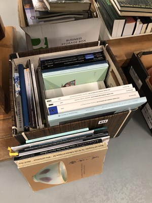 Lot 613 - A collection of books and catalogues relating...