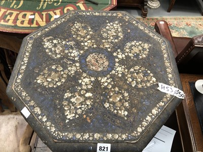 Lot 621 - A clock barometer in cast metal case