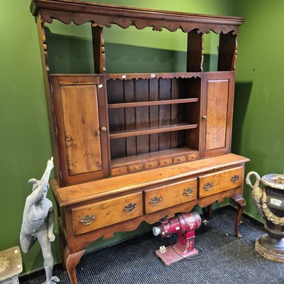 Lot 651 - A bespoke LInnell yew wood Georgian style...