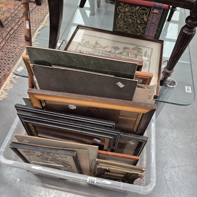 Lot 702 - A large collection of prints and other...