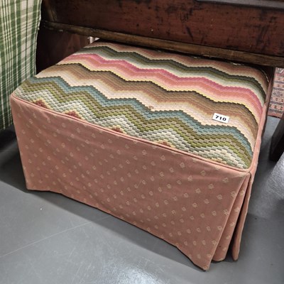 Lot 710 - a foot stool
