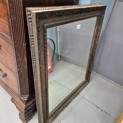 Lot 1106 - A 19th century framed wall mirror
