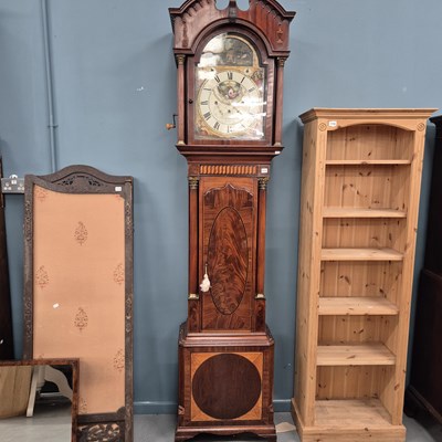 Lot 1111 - A Late Georgian mahogany cased longcase clock