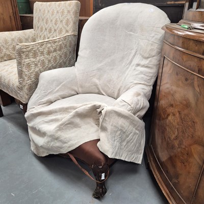 Lot 1161 - A Victorian armchair