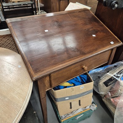 Lot 1175 - A slope top clerks desk