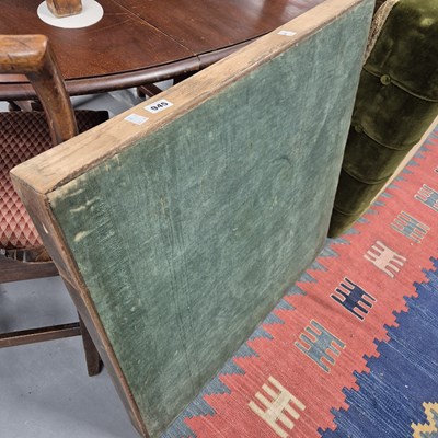Lot 945 - A bridge table