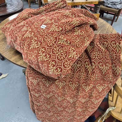 Lot 948 - A pair of curtains. 195 x 225cm