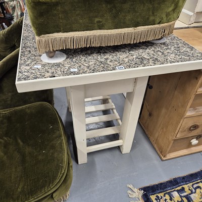 Lot 949 - A painted kitchen table