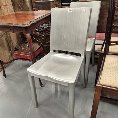 Lot 1016 - A pair of Stark "emeco" alloy side chairs