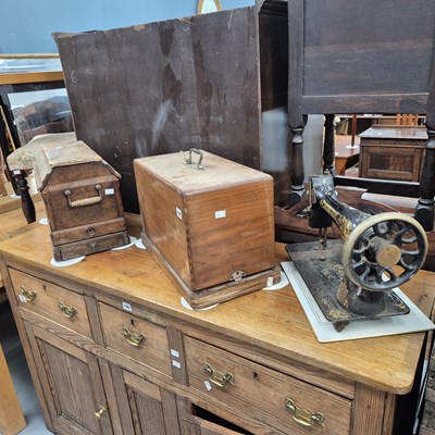 Lot 1063 - Three sewing machines