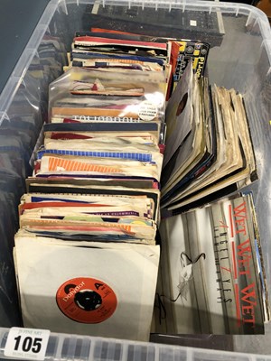 Lot 105 - Pop/Rock/Easy Listening - Approx 200 x 7"...