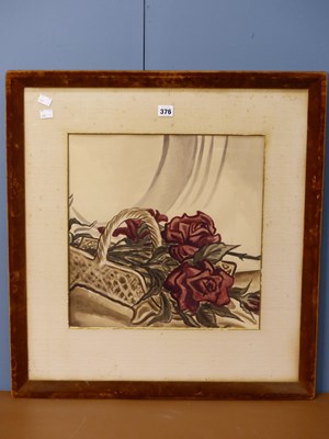 Lot 376 - James Reynolds (1896-1996), ARR. roses in a...