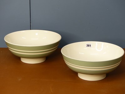 Lot 381 - A pair of Wedgwood Keith Murray designed bowls,...