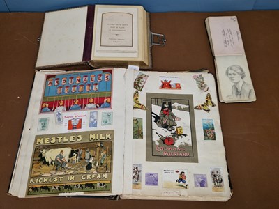 Lot 415 - A late Victoiran scrapalbum, a French album to...