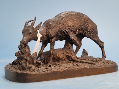 Lot 433 - After Christopher Fratin (1801-64), a bronze...