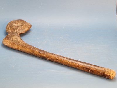 Lot 437 - An Aboriginal wooden club with a blade shape...
