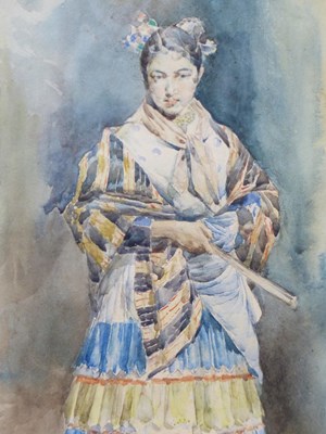 Lot 461 - Early 20th century Spanish school, a lady...