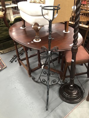 Lot 1013a - A standard lamp