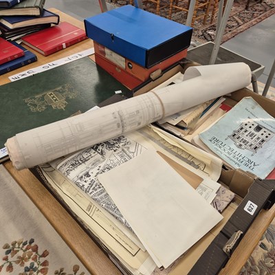 Lot 627 - A quantity of vintage architect-related ephemera