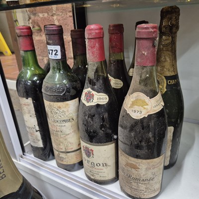Lot 472 - Ten bottles of wine to include Chateau...