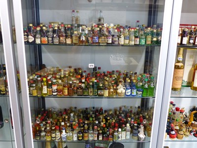 Lot 475 - Drinks miniatures. c 500 liqueurs and other...