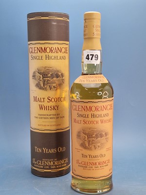 Lot 479 - Whisky, Glenmorangie Ten Years Old 70cl in...