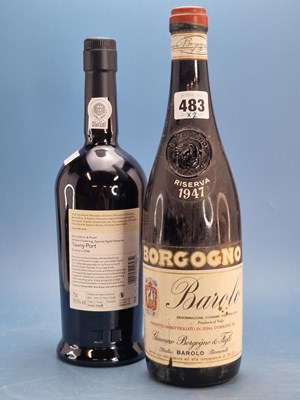 Lot 483 - Wine and Port. Giacomo Borgogno Barolo Riserva...