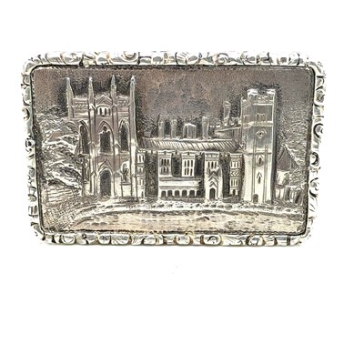 Lot 569 - A silver vinaigrette by Taylor & Perry,...