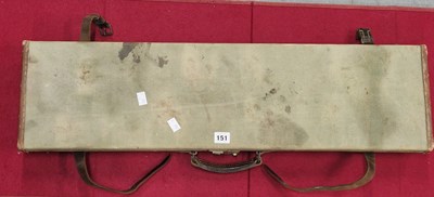 Lot 151 - A vintage Bradey canvas and leather-trimmed...