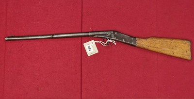 Lot 158 - Airgun.- Hector Tin plate break barrel .177...