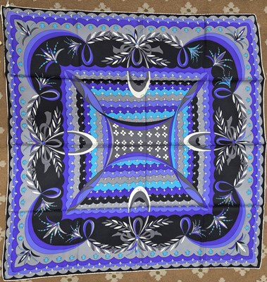 Lot 166 - A vintage Emilio Pucci silk scarf with...