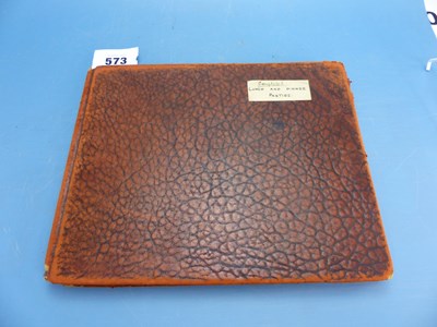 Lot 573 - An album recording of attendees to meals with...