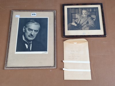 Lot 575 - A 1929 envelope and letter from Imperial...