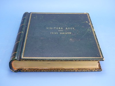 Lot 577 - A 10 Downing Street visitors' book for the...