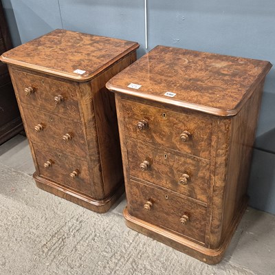 Lot 590 - A pair of Victorian and later century burr...