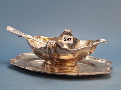 Lot 597 - A Bointaburet of Paris silver two handled...