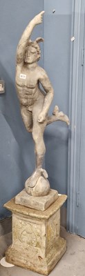 Lot 617 - After Giambologna, a lead figure of Mercury...