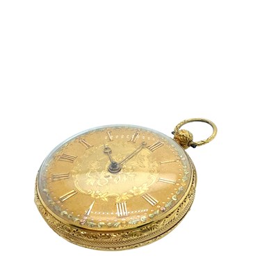 Lot 33 - An antique 18ct hallmarked gold early...