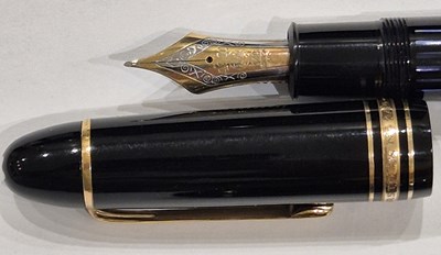 Lot 52 - Mont Blanc. Two twist-fill fountain pens,...