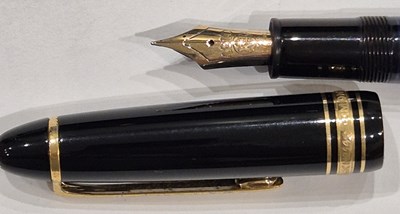 Lot 52 - Mont Blanc. Two twist-fill fountain pens,...