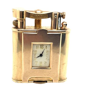 Lot 54 - Alfred Dunhill. A rare 9ct Hallmarked gold...