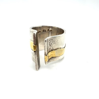 Lot 59 - Attrib. Ed Levin. A designer handmade silver...
