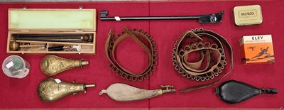 Lot 198 - A group of shooting accessories to include...