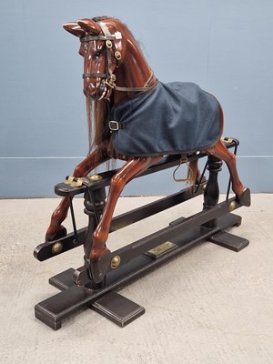 Lot 649 - A good Vintage rocking horse made by The...
