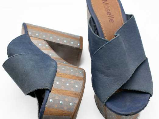 Lot 103 - Upcycled denim shoes, size 3 Proceeds from...