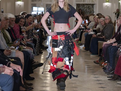 Lot 118 - Outfit made from old Blenheim Palace uniforms,...