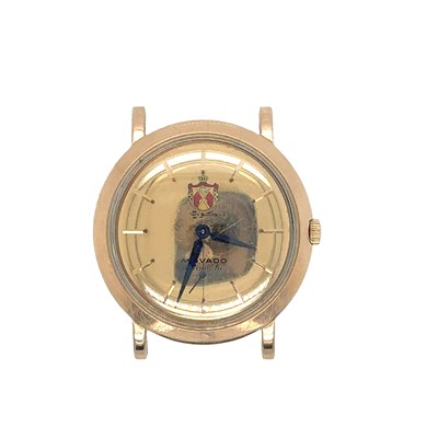 Lot 78 - A Rare 1940's Movado gold cased wrist watch (...