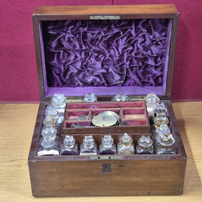 Lot 193 - A Victorian mahogany cased Apothecary case...