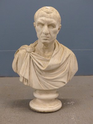 Lot 243 - A large Bust of Julius Caeser